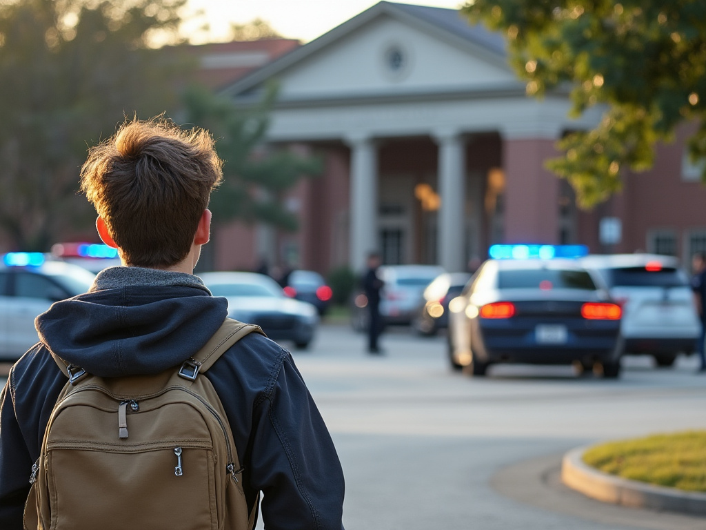 Student, school, police
